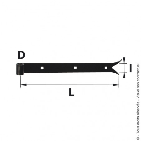 Penture Coud E Queue De Carpe Section X Diam Tre